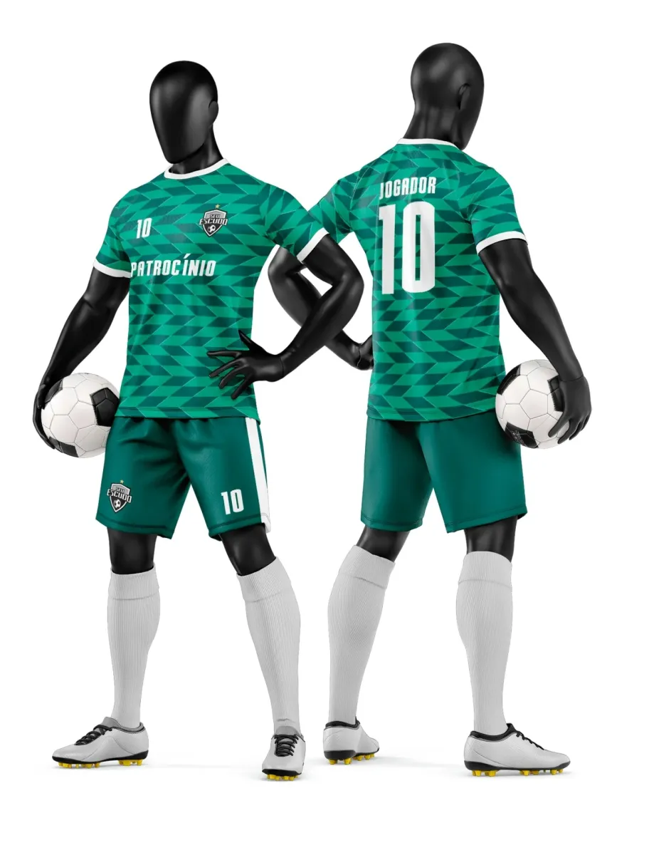 Camisa e Short de Futebol Amador Personalizado