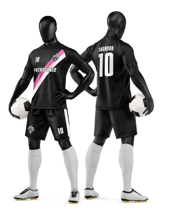 Camisa e Short de Futebol Amador Personalizado Camisa e Short de Futebol Amador Personalizado