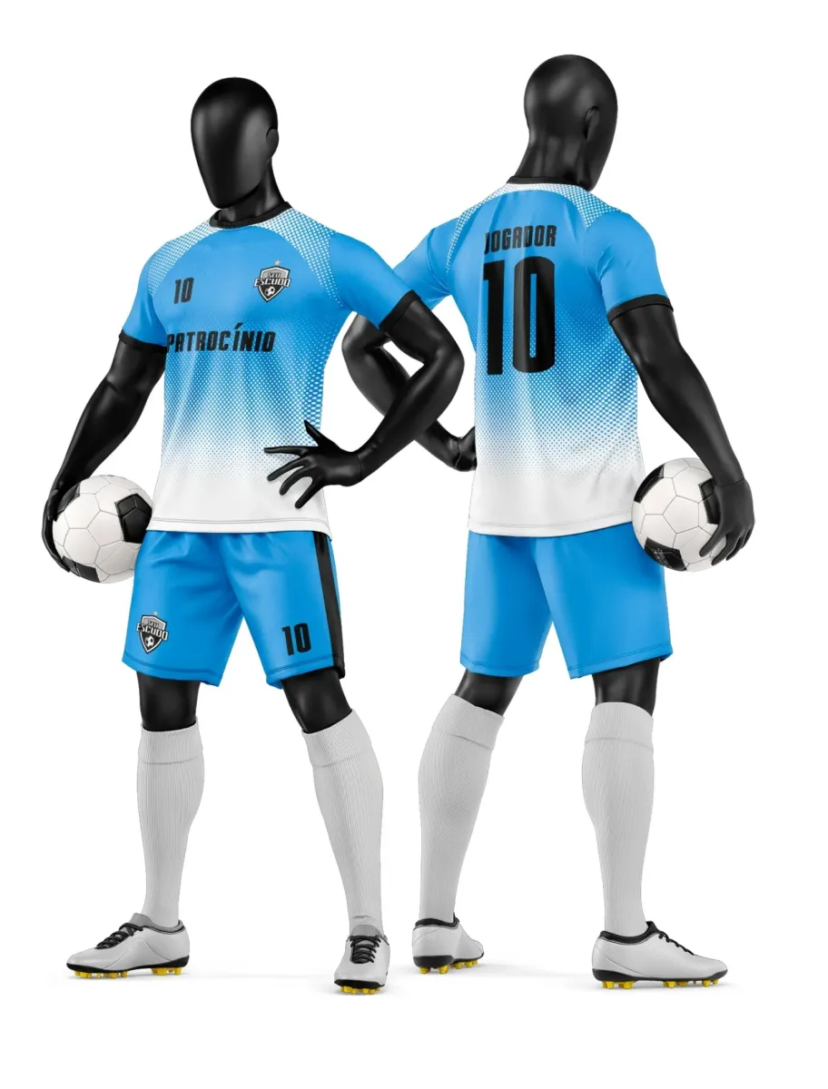 Camisa e Short de Futebol Amador Personalizado