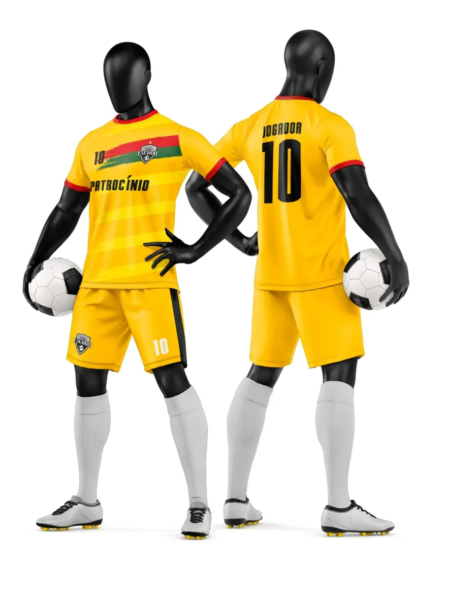 Camisa e Short de Futebol Amador Personalizado
