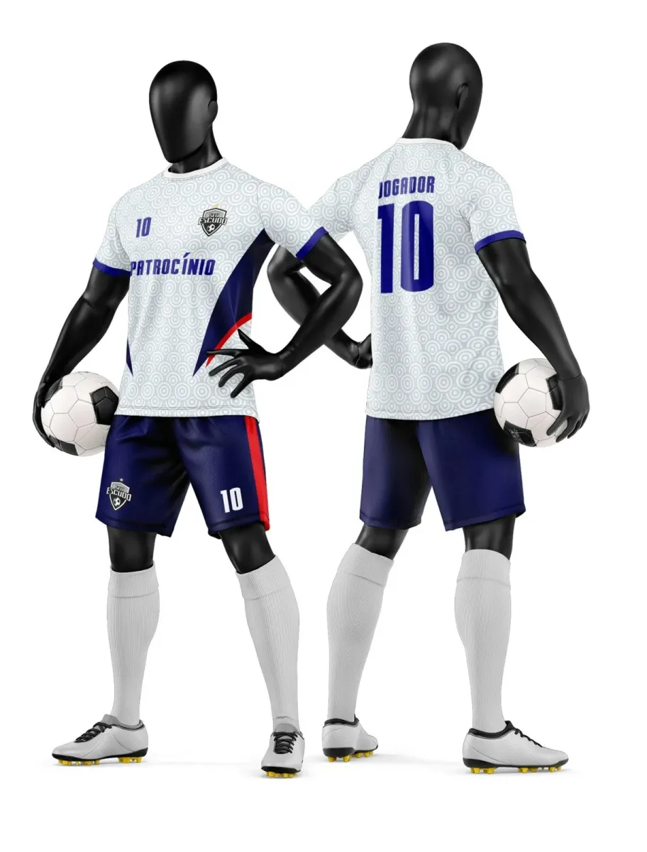 Camisa e Short de Futebol Amador Personalizado Camisa e Short de Futebol Amador Personalizado