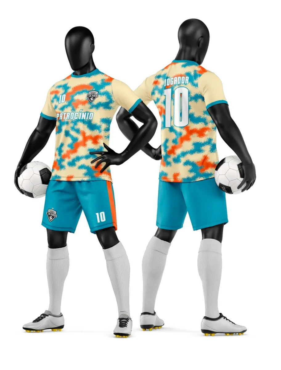 Camisa e Short de Futebol Amador Personalizado