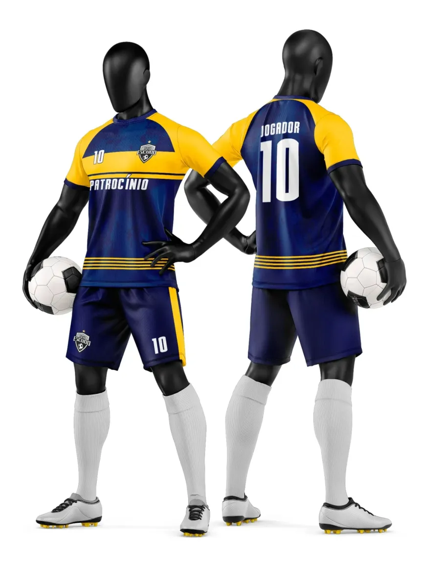 Camisa e Short de Futebol Amador Personalizado