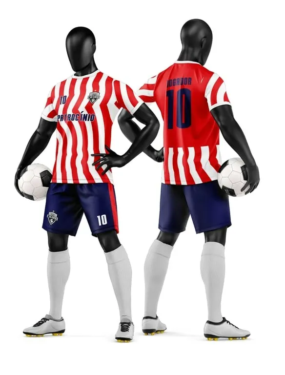 Camisa e Short de Futebol Amador Personalizado Camisa e Short de Futebol Amador Personalizado