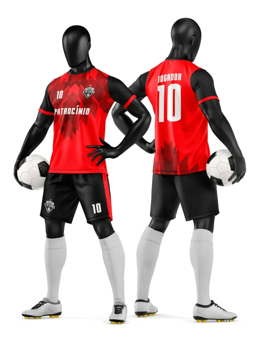 Camisa e Short de Futebol Amador Personalizado
