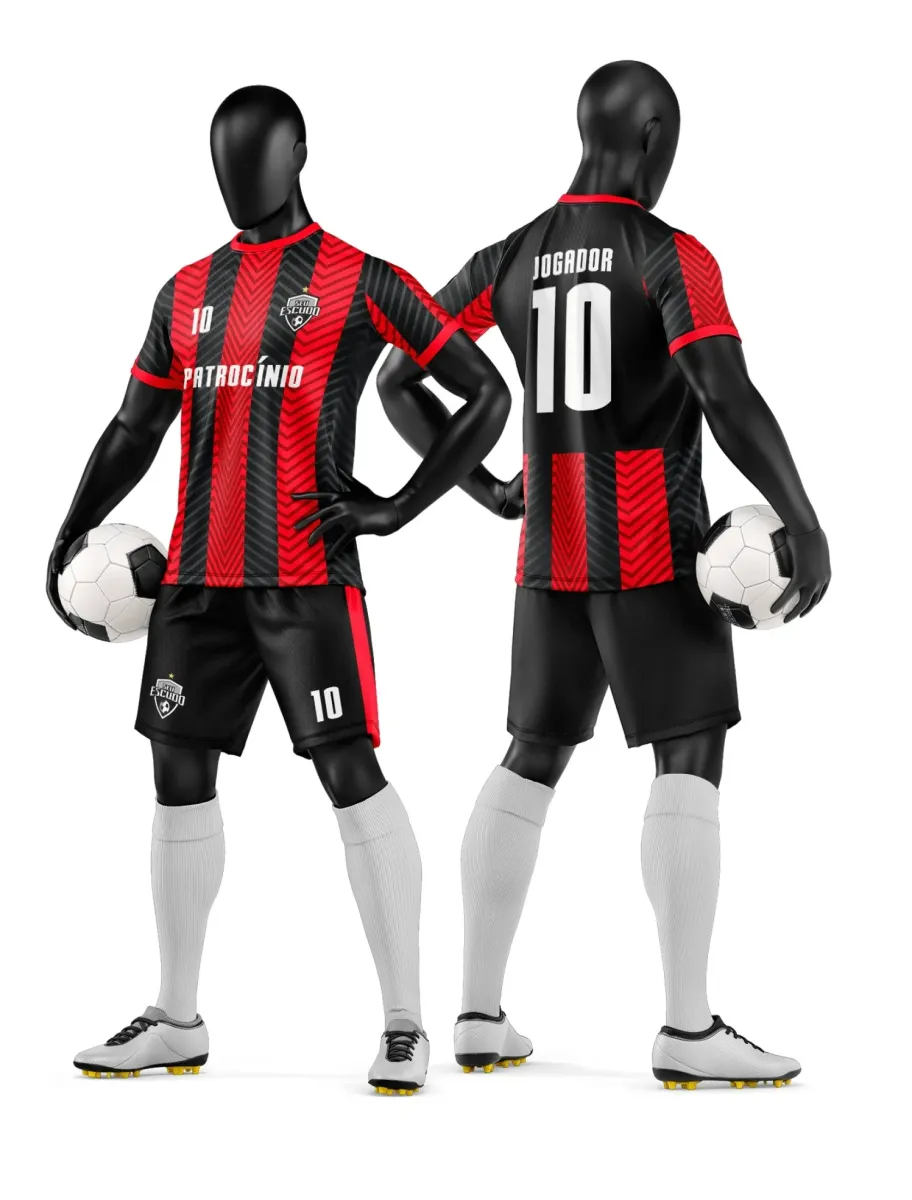Camisa e Short de Futebol Amador Personalizado