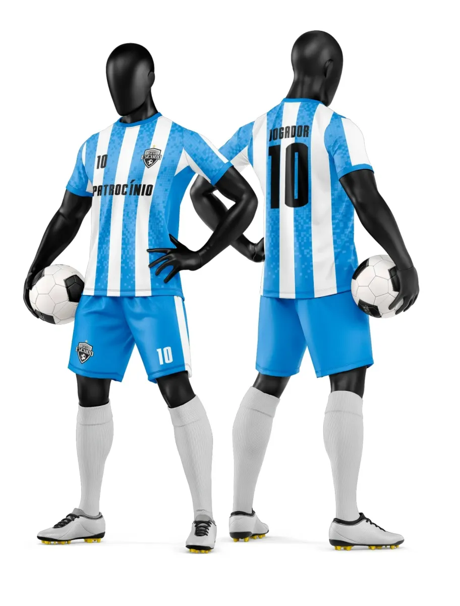 Camisa e Short de Futebol Amador Personalizado