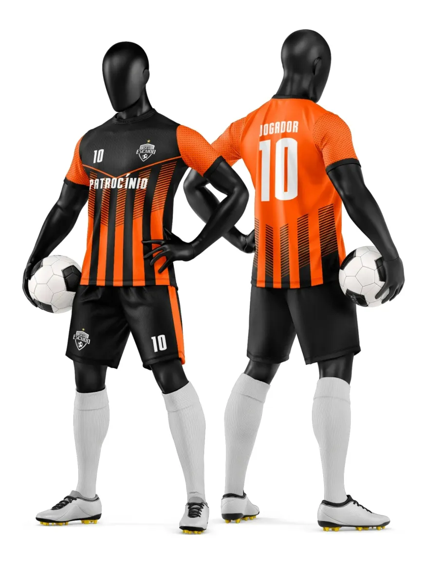 Camisa e Short de Futebol Amador Personalizado