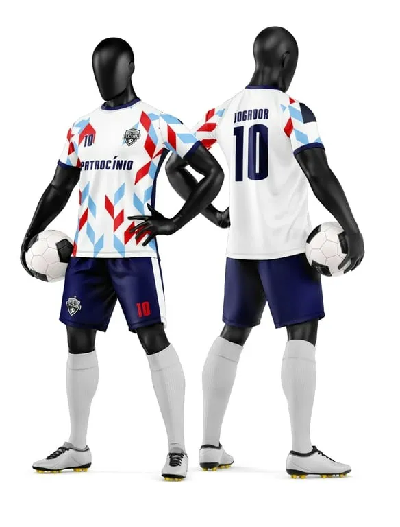 Camisa e Short de Futebol Amador Personalizado Camisa e Short de Futebol Amador Personalizado