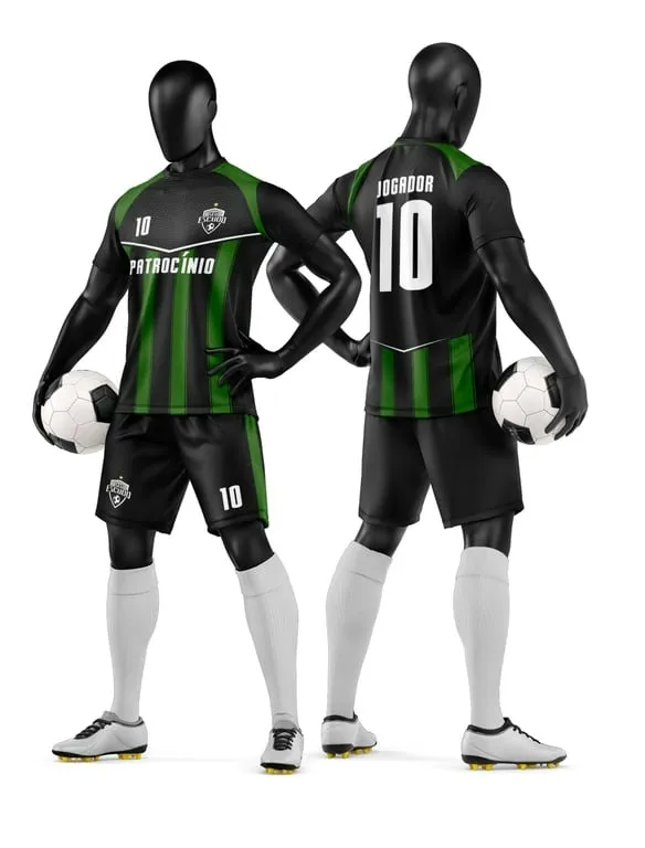 Camisa e Short de Futebol Amador Personalizado Camisa e Short de Futebol Amador Personalizado
