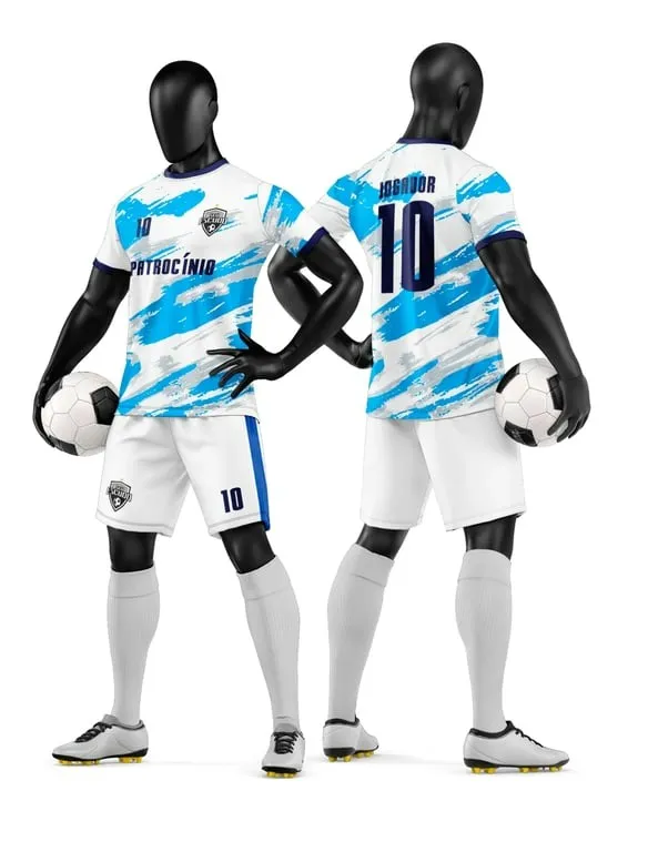 Camisa e Short de Futebol Amador Personalizado Camisa e Short de Futebol Amador Personalizado