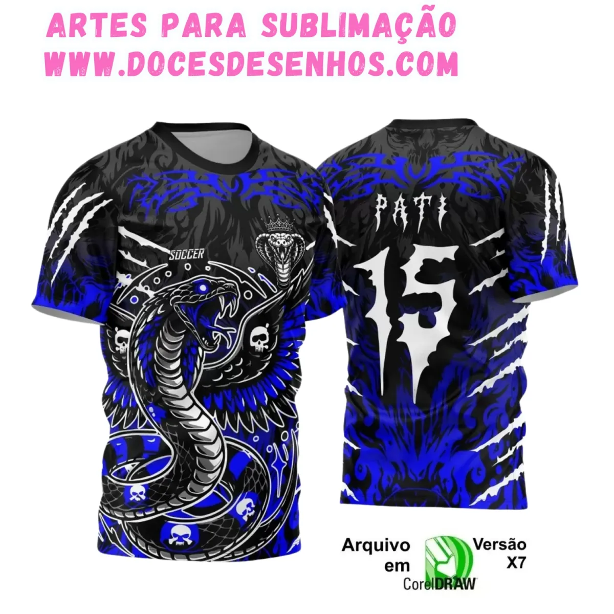 Camiseta Interclasse com Estampa de Cobra – Arte Exclusiva Camiseta Interclasse com Estampa de Cobra – Arte Exclusiva