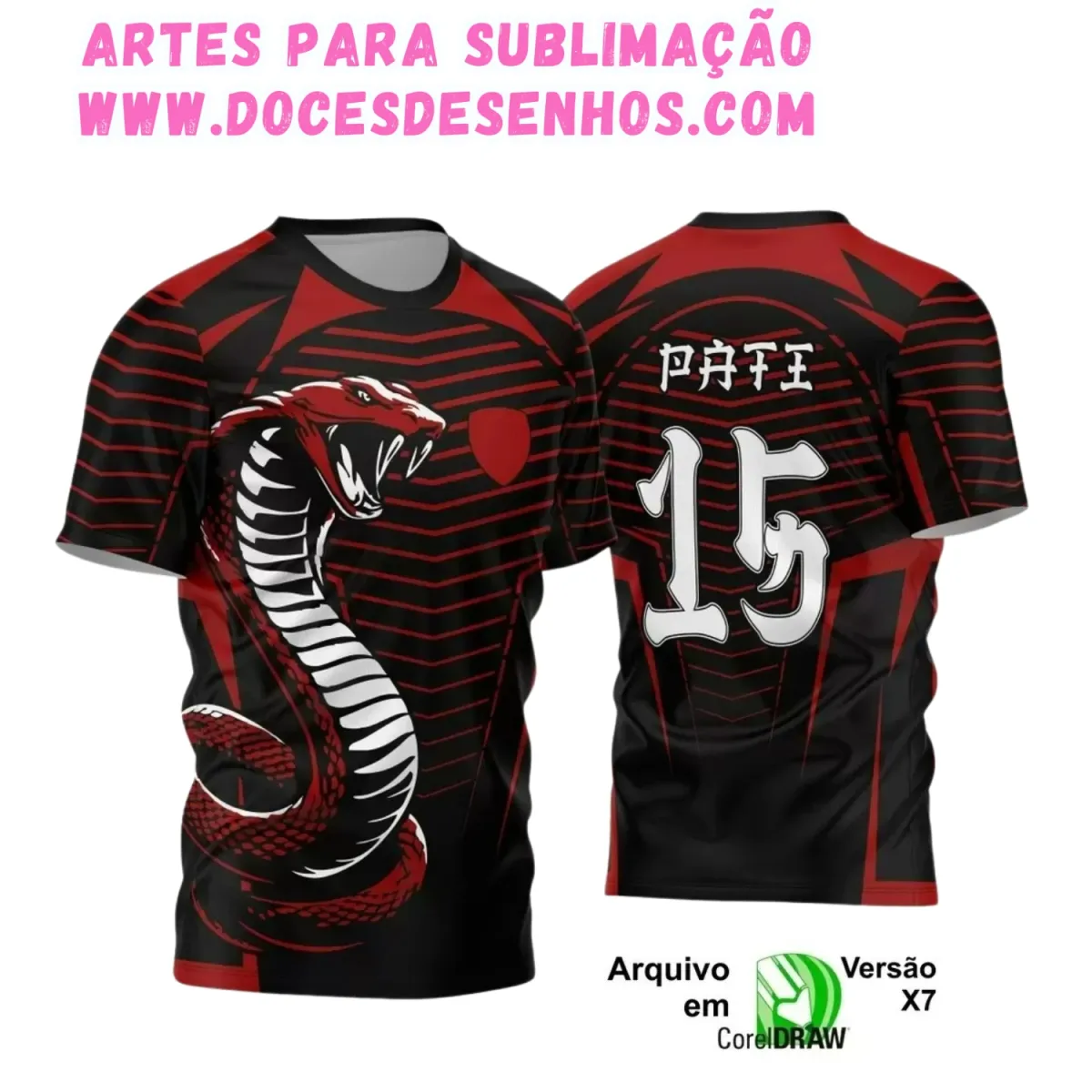 Camiseta Interclasse com Estampa de Cobra – Arte Exclusiva Camiseta Interclasse com Estampa de Cobra – Arte Exclusiva