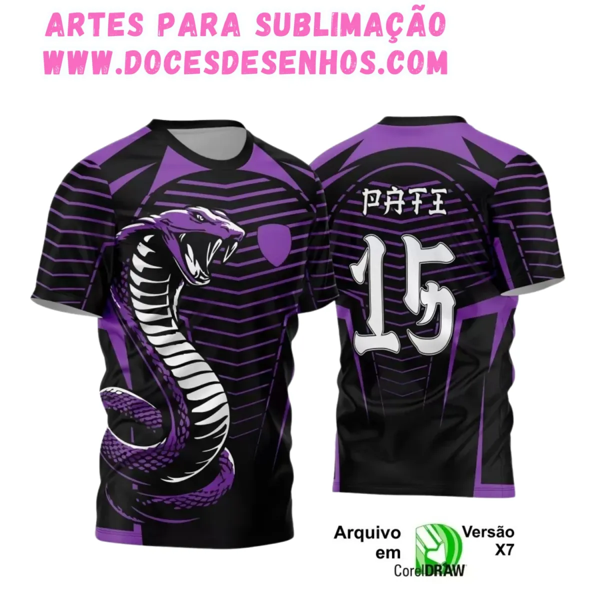 Camiseta Interclasse com Estampa de Cobra – Arte Exclusiva Camiseta Interclasse com Estampa de Cobra – Arte Exclusiva
