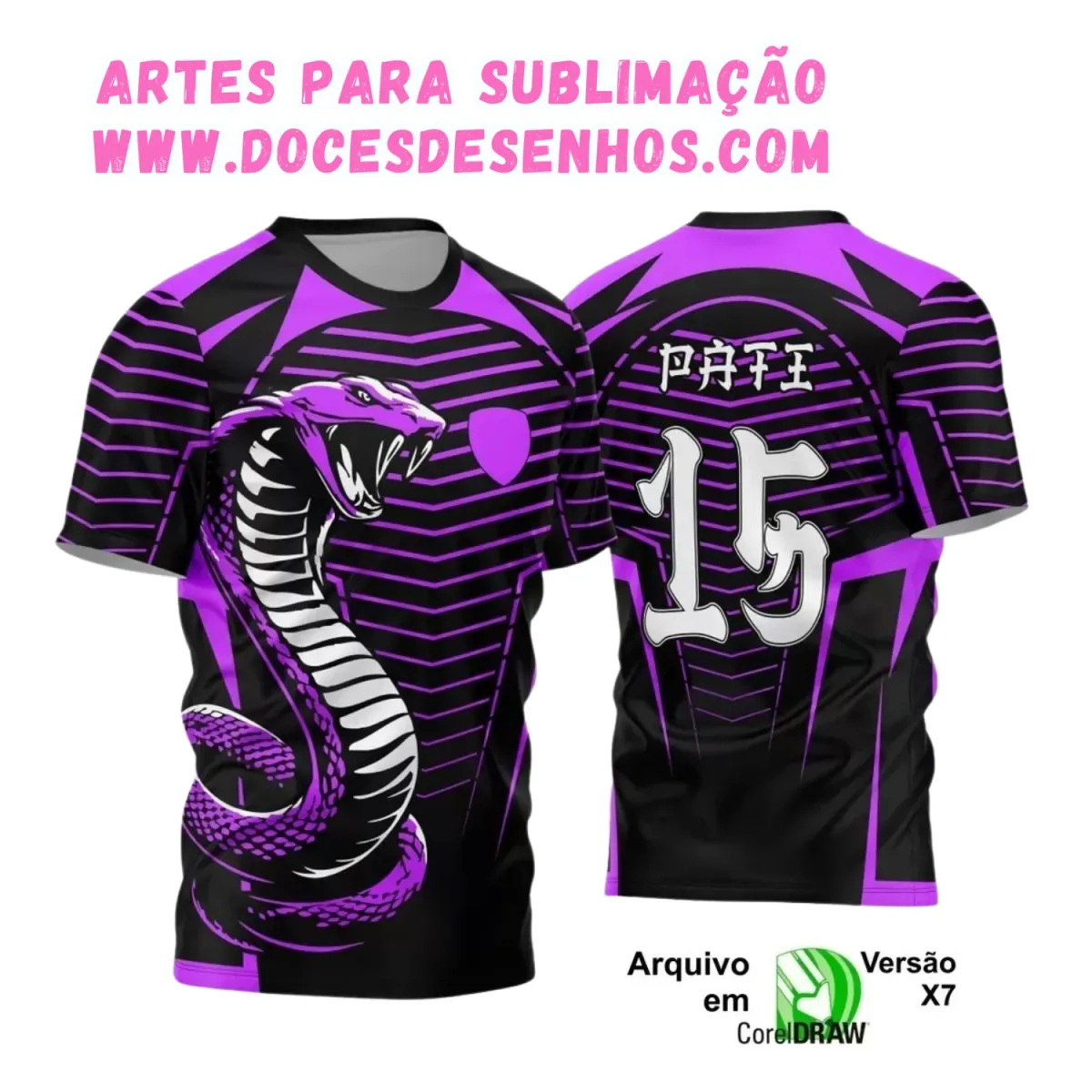 Camiseta Interclasse com Estampa de Cobra – Arte Exclusiva Camiseta Interclasse com Estampa de Cobra – Arte Exclusiva