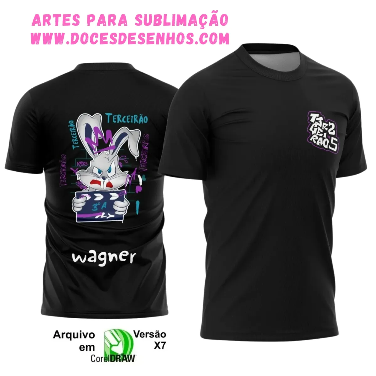 Camiseta Terceirão Camiseta Pernalonga – Design 2025 Camiseta Terceirão Camiseta Pernalonga – Design 2025