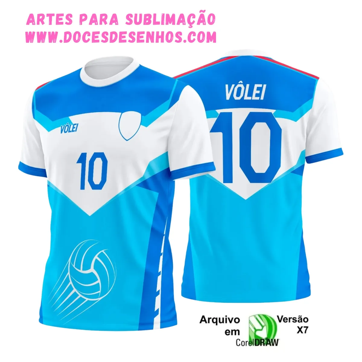 Camiseta Vôlei 2025 Sublimação | Arte Vetor Pronta Camiseta Vôlei 2025 Sublimação | Arte Vetor Pronta