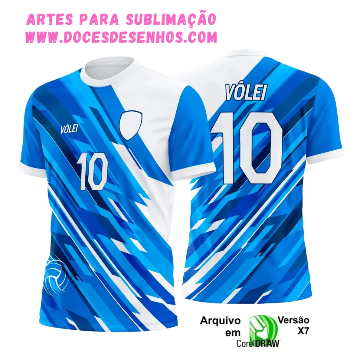 Camiseta Vôlei 2025 Sublimação | Arte Vetor Pronta Camiseta Vôlei 2025 Sublimação | Arte Vetor Pronta