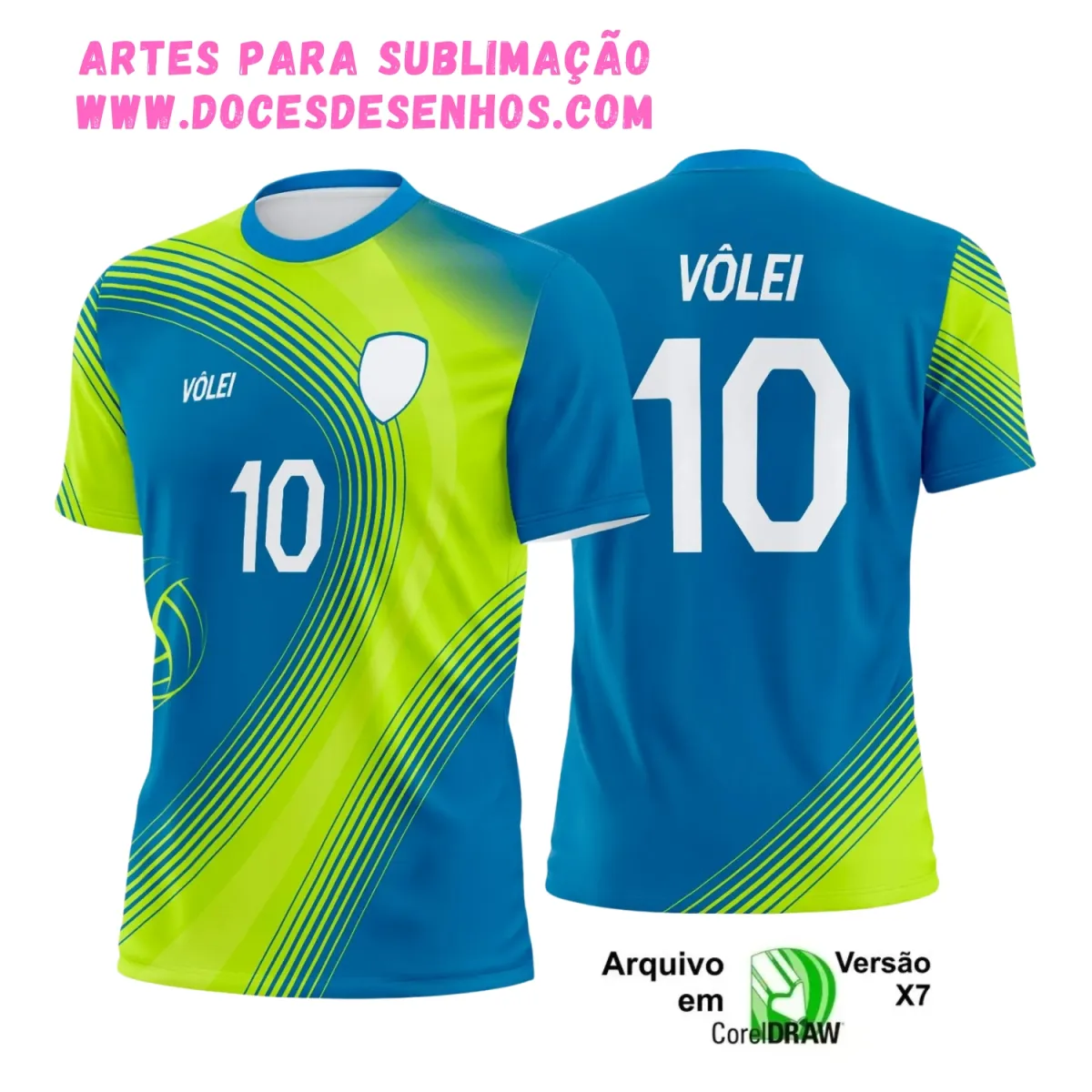 Camiseta Vôlei 2025 Sublimação | Arte Vetor Pronta Camiseta Vôlei 2025 Sublimação | Arte Vetor Pronta