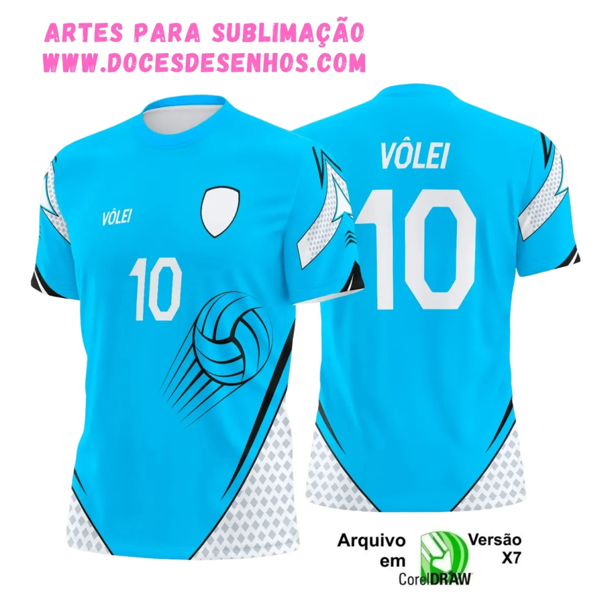 Camiseta Vôlei 2025 Sublimação | Arte Vetor Pronta Camiseta Vôlei 2025 Sublimação | Arte Vetor Pronta