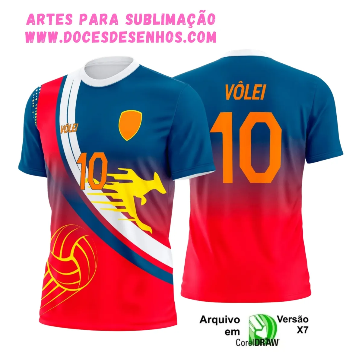 Camiseta Vôlei 2025 Sublimação | Arte Vetor Pronta Camiseta Vôlei 2025 Sublimação | Arte Vetor Pronta