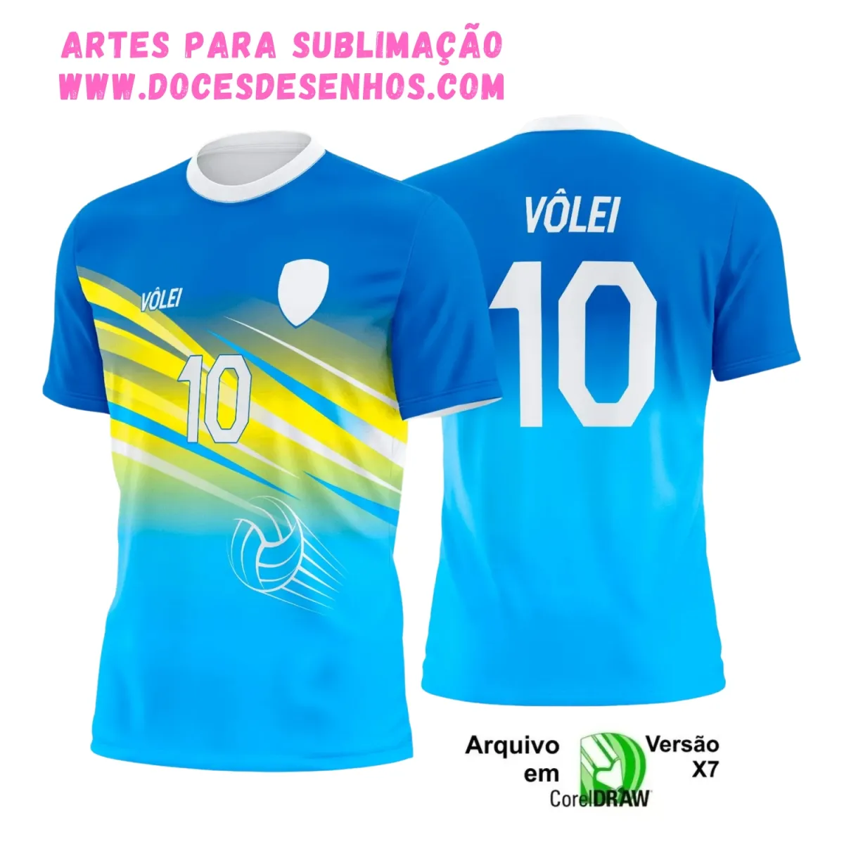 Camiseta Vôlei 2025 Sublimação | Arte Vetor Pronta Camiseta Vôlei 2025 Sublimação | Arte Vetor Pronta