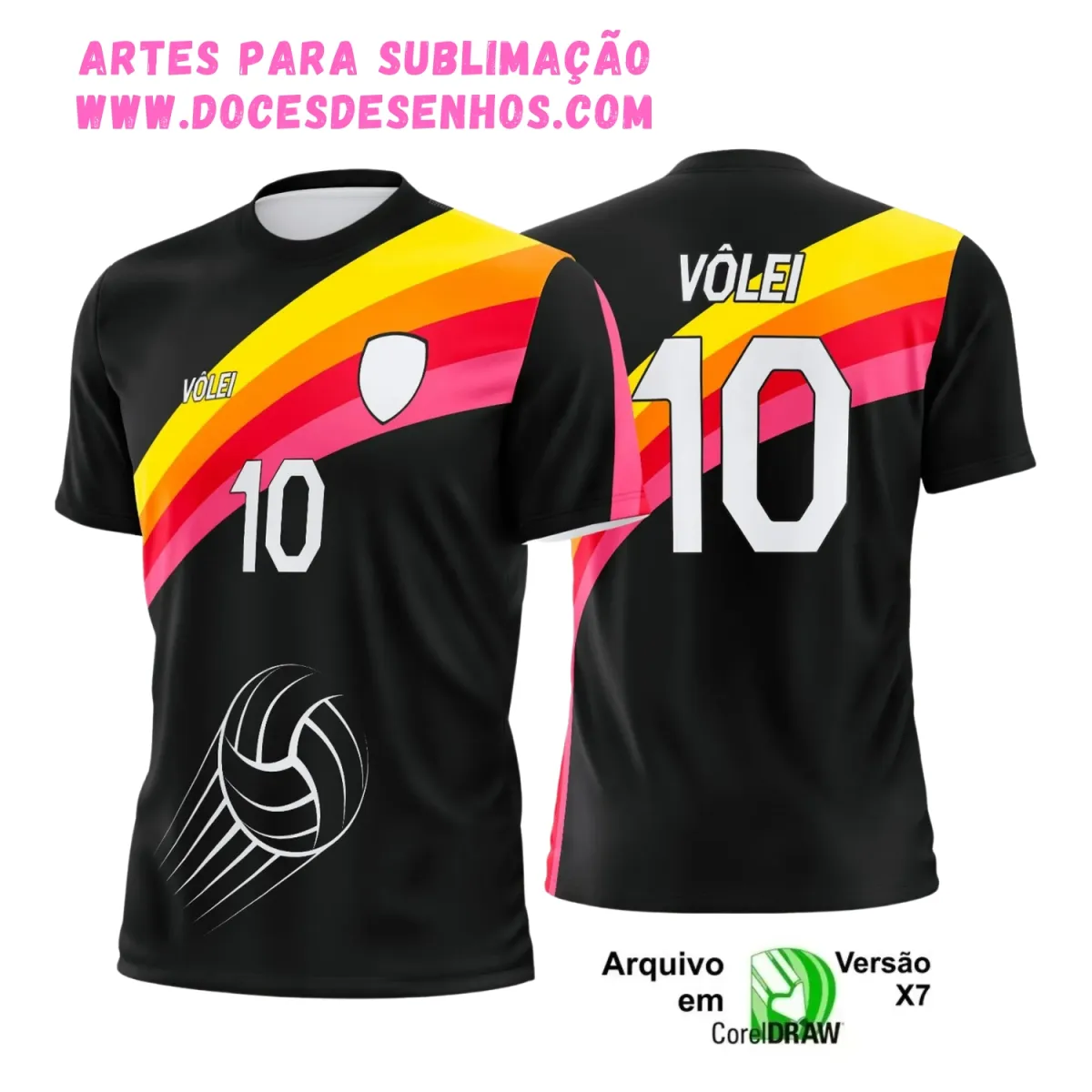 Camiseta Vôlei 2025 Sublimação | Arte Vetor Pronta Camiseta Vôlei 2025 Sublimação | Arte Vetor Pronta