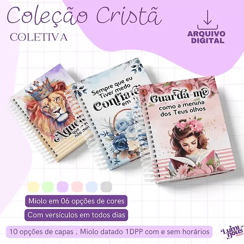 Coleção Agenda Cristã 2024 – Luminous Coleção Agenda Cristã 2024 – Luminous
