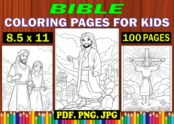 Desenhos bíblicos para imprimir e pintar