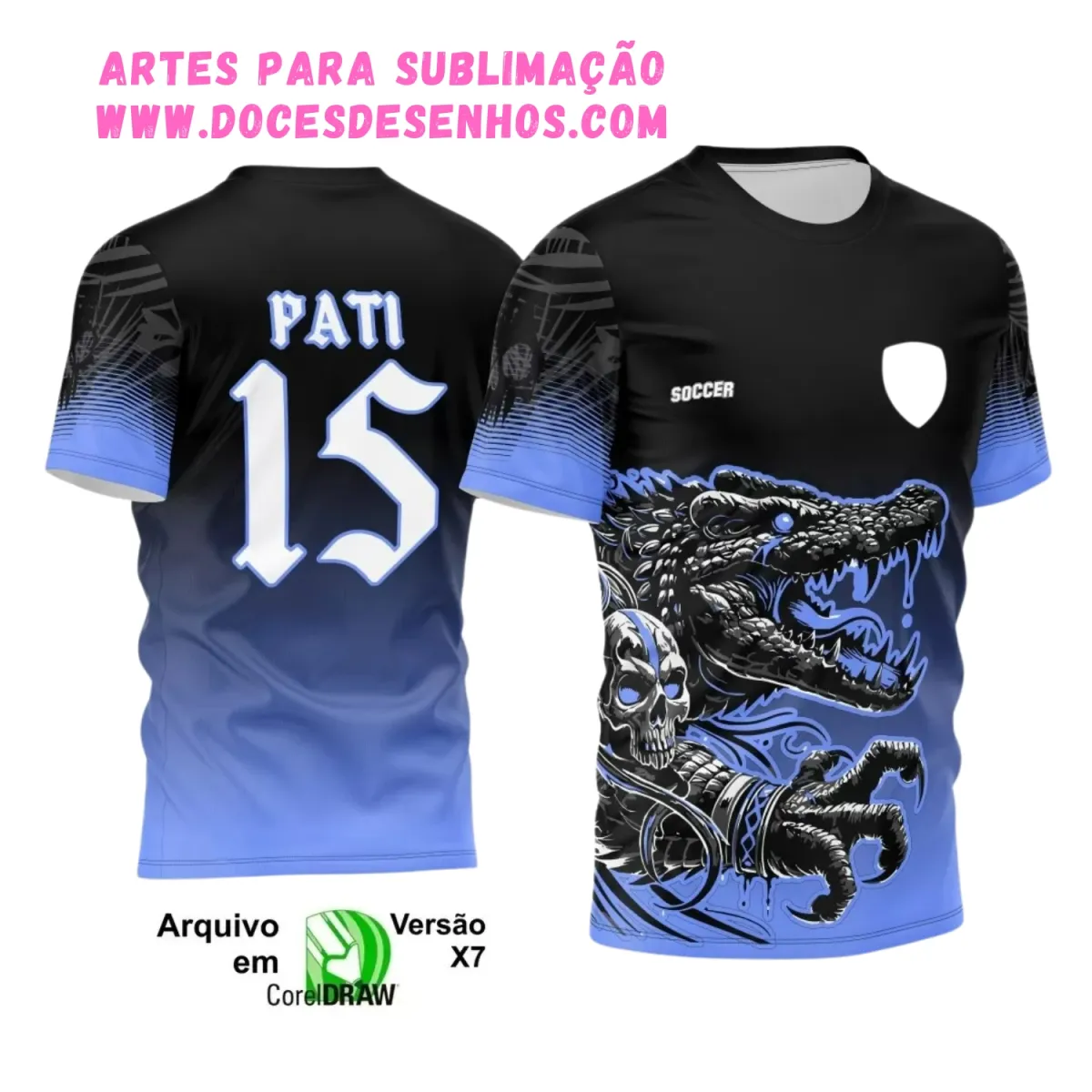 Design de Camisa Interclasse Crocodilo 2025 Design de Camisa Interclasse Crocodilo 2025