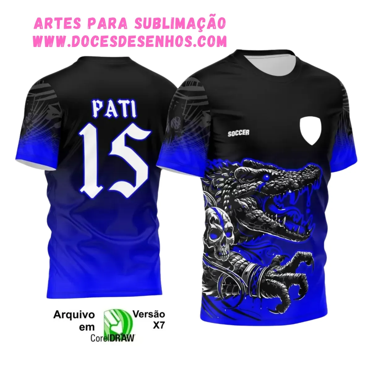 Design de Camisa Interclasse Crocodilo 2025 Design de Camisa Interclasse Crocodilo 2025