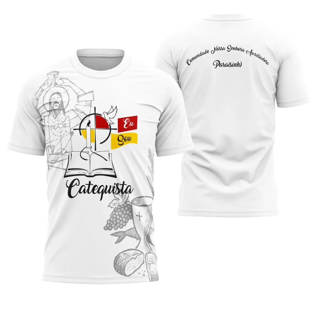 Estampa Catequista de Fé ‑ Arte Digital para Camisa