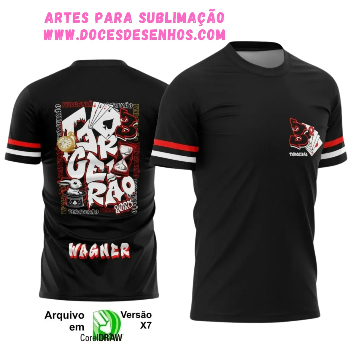 Estampa Terceirão Coelho para Camiseta Escolar 2025 Estampa Terceirão Coelho para Camiseta Escolar 2025