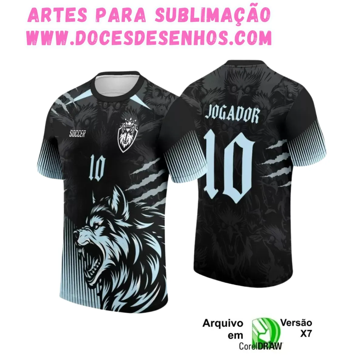 Interclasse Lobo: Camiseta Vetorizada Única Interclasse Lobo: Camiseta Vetorizada Única
