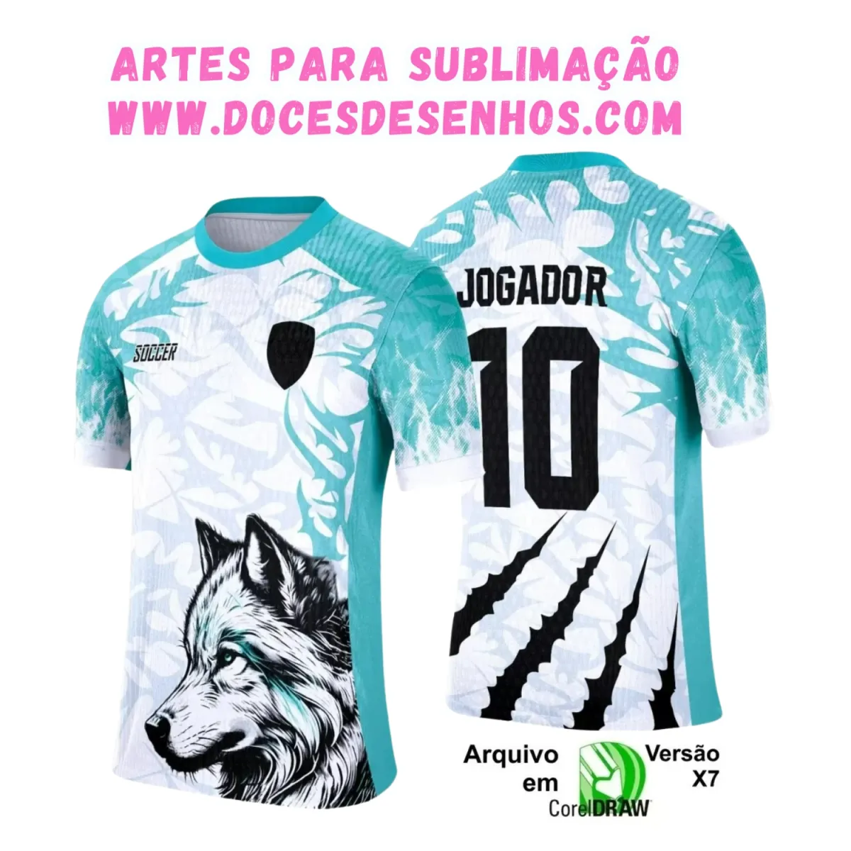 Interclasse Lobo: Camiseta Vetorizada Única Interclasse Lobo: Camiseta Vetorizada Única