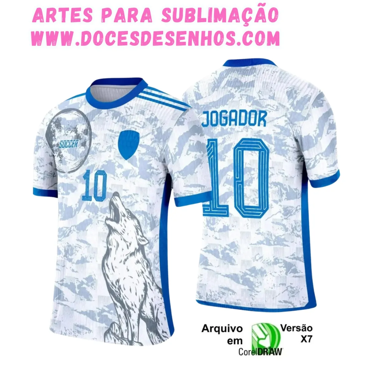 Interclasse Lobo: Camiseta Vetorizada Única Interclasse Lobo: Camiseta Vetorizada Única