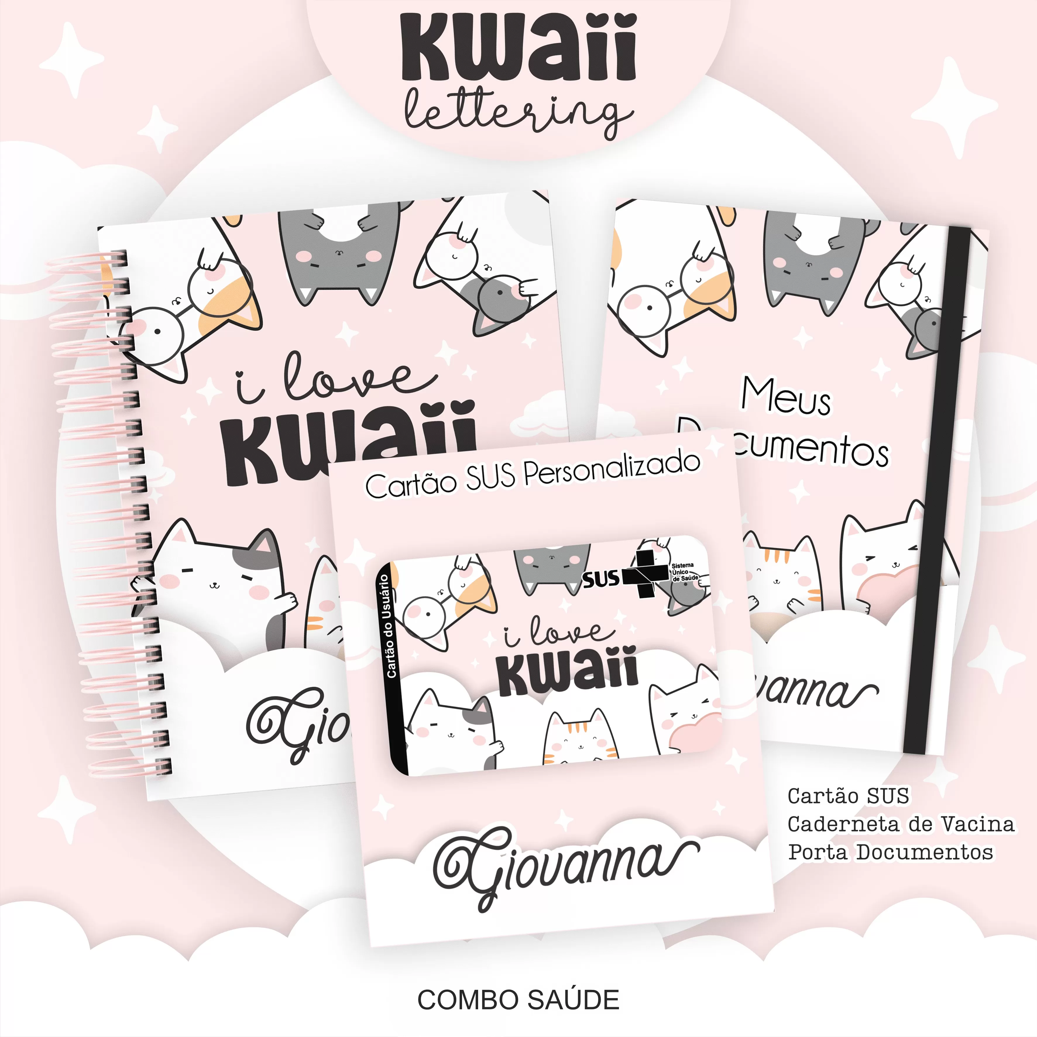 Kit Completo Volta às Aulas 2024 (Encadernação) – Kawaii Lettering – Pamella Vieira Kit Completo Volta às Aulas 2024 (Encadernação) – Kawaii Lettering – Pamella Vieira