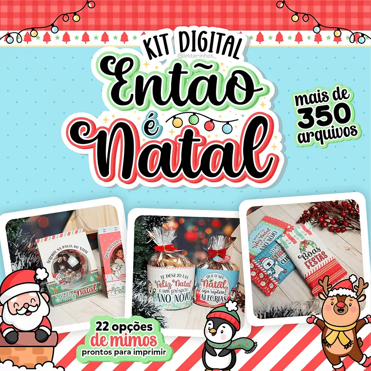 Saquinho Personalizado Porta Bis / Natal