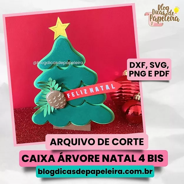 Lembrancinha para Natal Caixa 4 Bis 3 - Fazendo a Nossa Festa