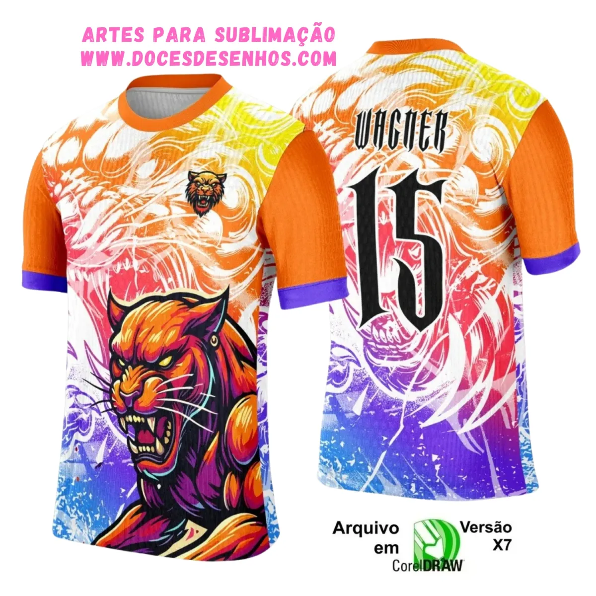 Modelo de Camisa Interclasse Pantera Gold 2025 Modelo de Camisa Interclasse Pantera Gold 2025