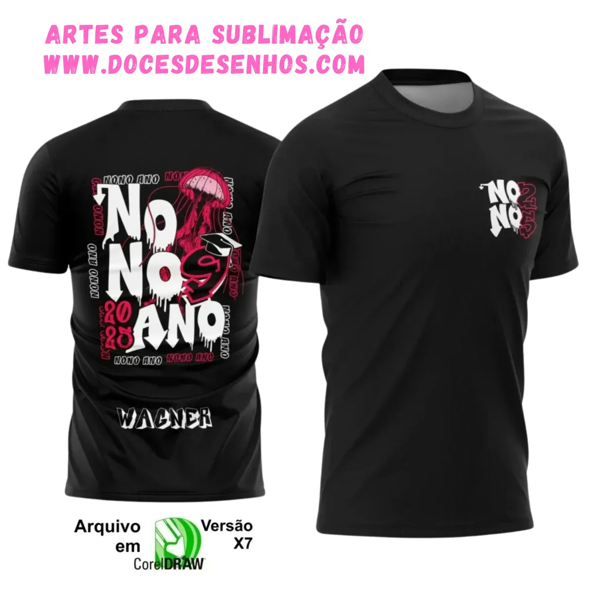 Nono Ano Camiseta Água-Viva – Uniforme Escolar Personalizado Nono Ano Camiseta Água-Viva – Uniforme Escolar Personalizado