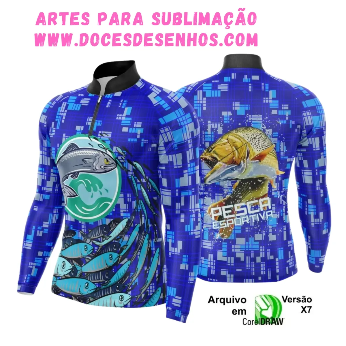 Pesca Esportiva: Arte de Camiseta Criativa e Pronta para Estampar Pesca Esportiva: Arte de Camiseta Criativa e Pronta para Estampar