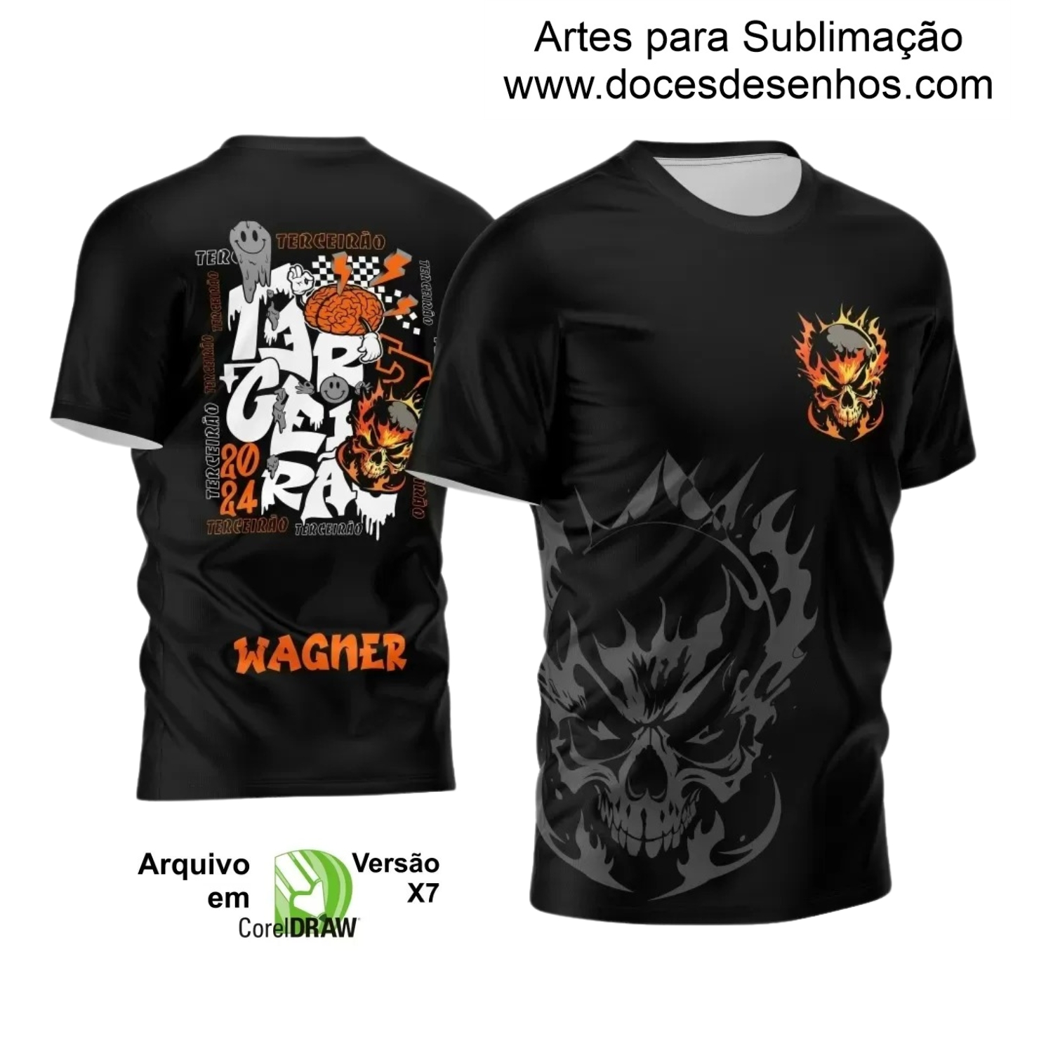 Template Camisa Terceirão 2024 Caveira Template Camisa Terceirão 2024 Caveira