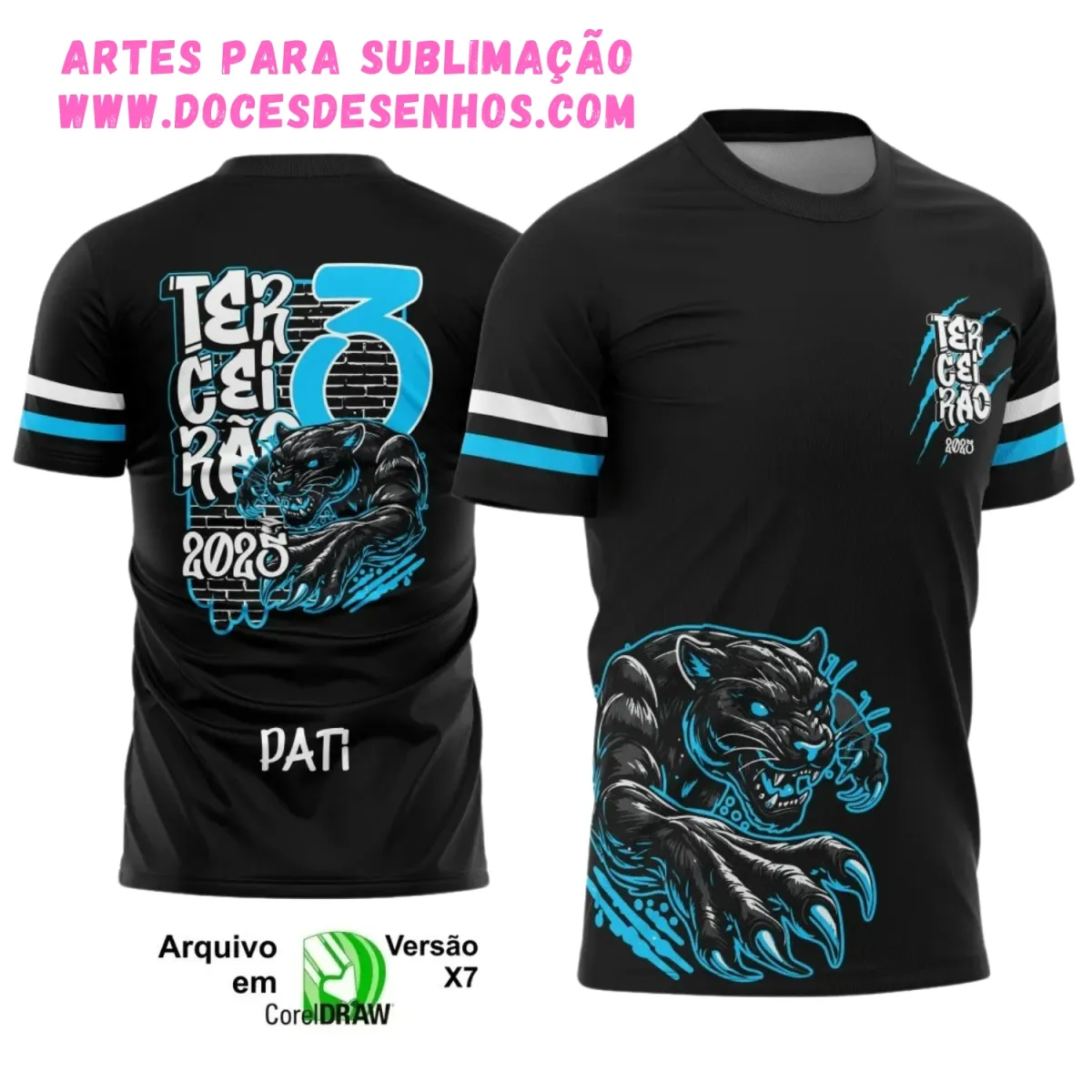 Uniforme Escolar 2025 – Estampa Exclusiva Pantera Terceirão Uniforme Escolar 2025 – Estampa Exclusiva Pantera Terceirão