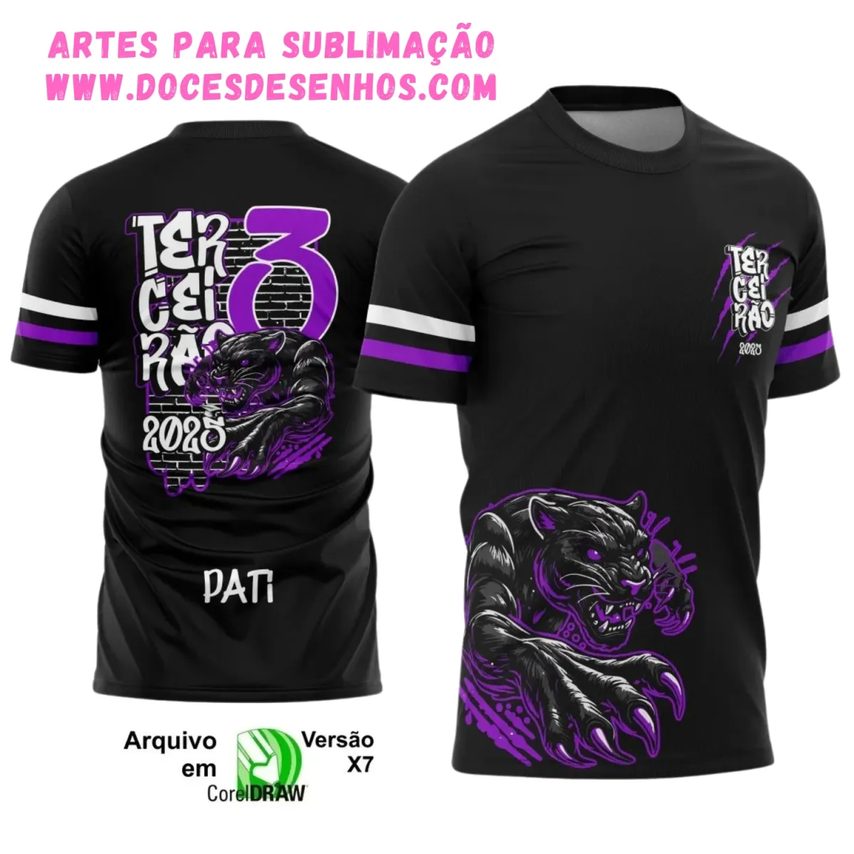 Uniforme Escolar 2025 – Estampa Exclusiva Pantera Terceirão Uniforme Escolar 2025 – Estampa Exclusiva Pantera Terceirão