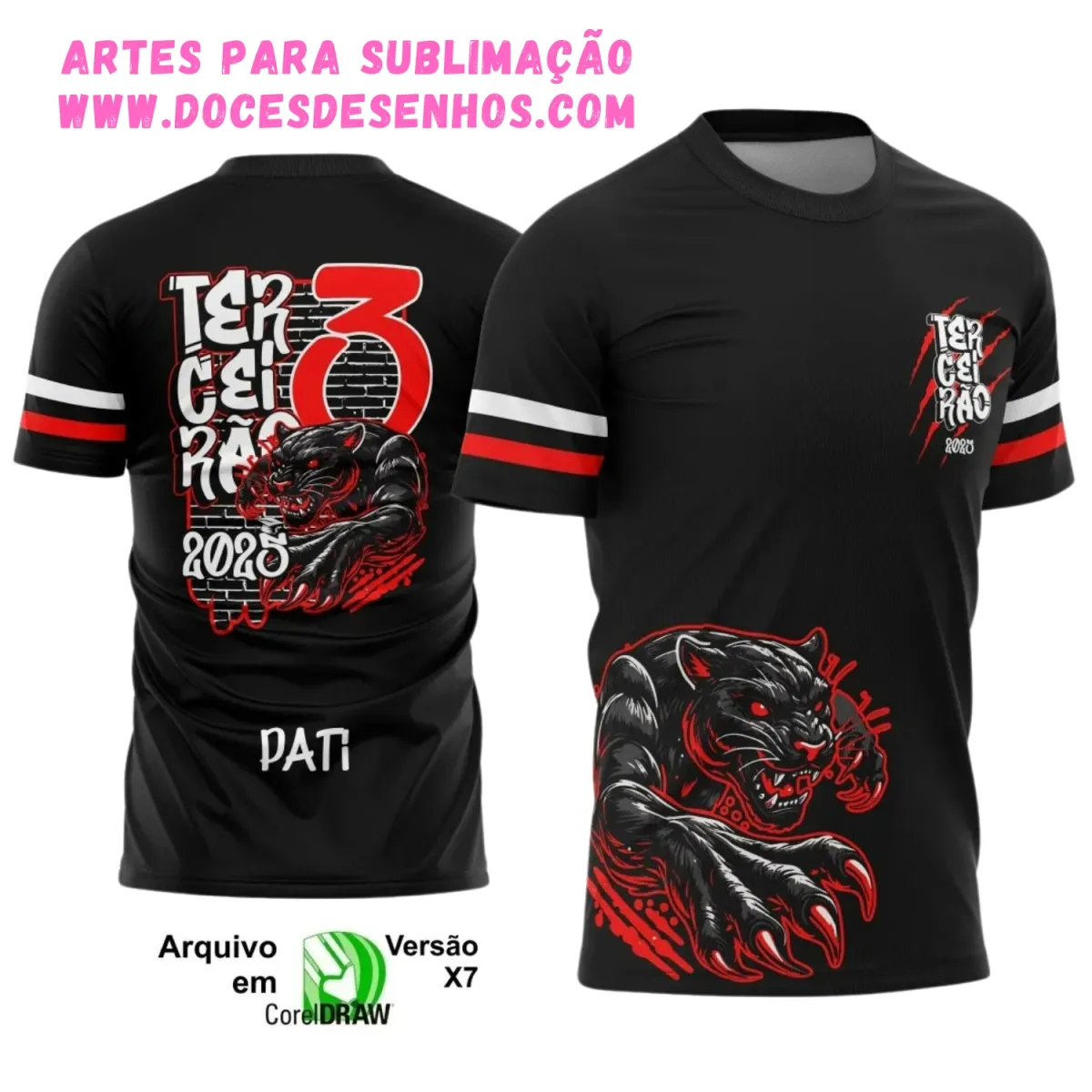 Uniforme Escolar 2025 – Estampa Exclusiva Pantera Terceirão Uniforme Escolar 2025 – Estampa Exclusiva Pantera Terceirão