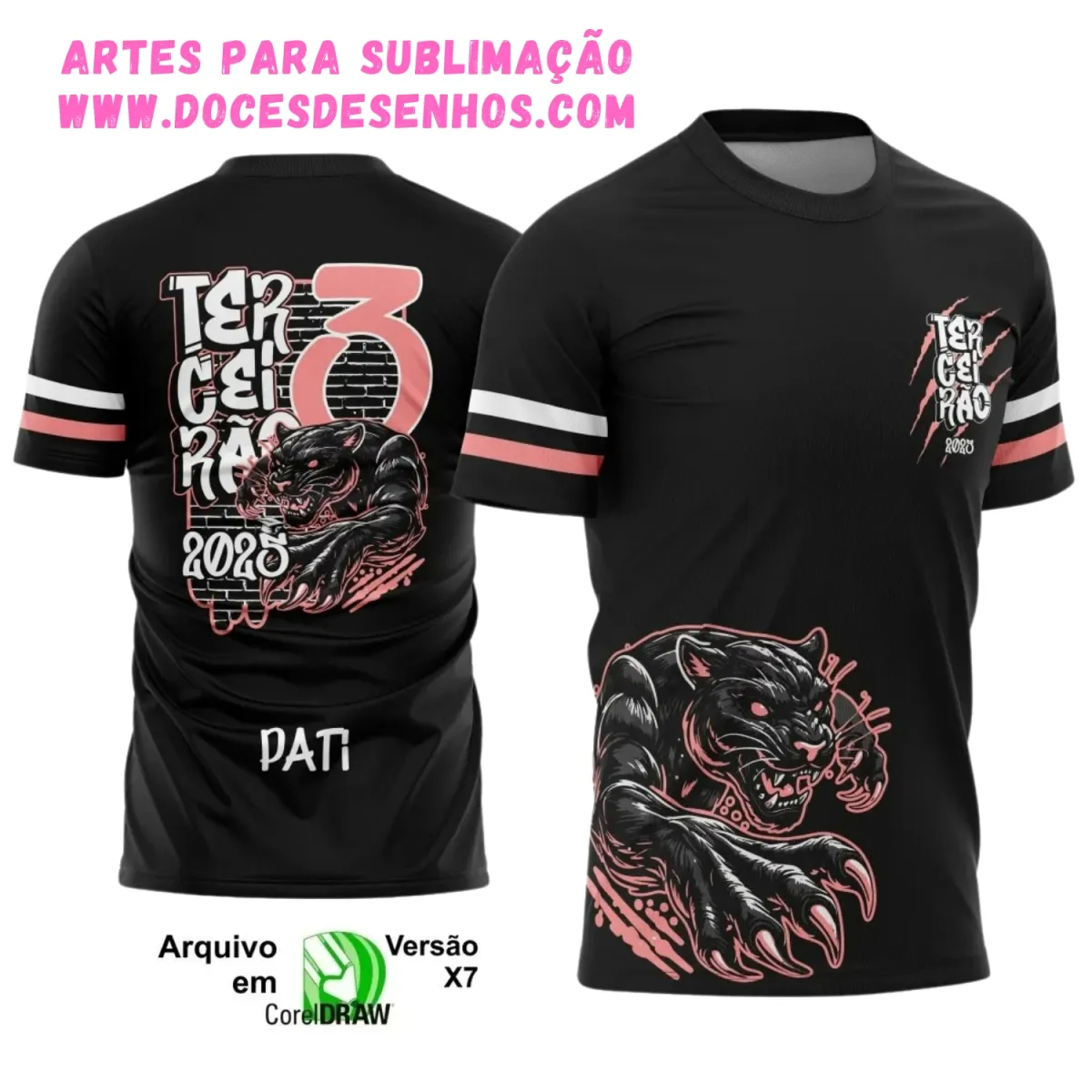 Uniforme Escolar 2025 – Estampa Exclusiva Pantera Terceirão Uniforme Escolar 2025 – Estampa Exclusiva Pantera Terceirão
