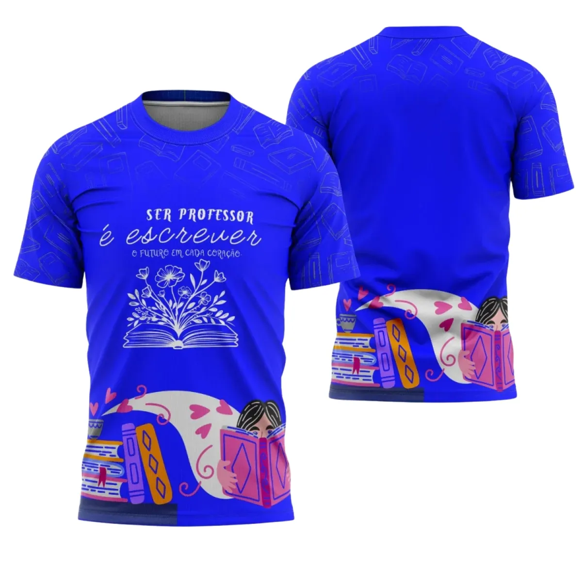 Uniforme e Camiseta de Educador Personalizado – Design Profissional Escolar