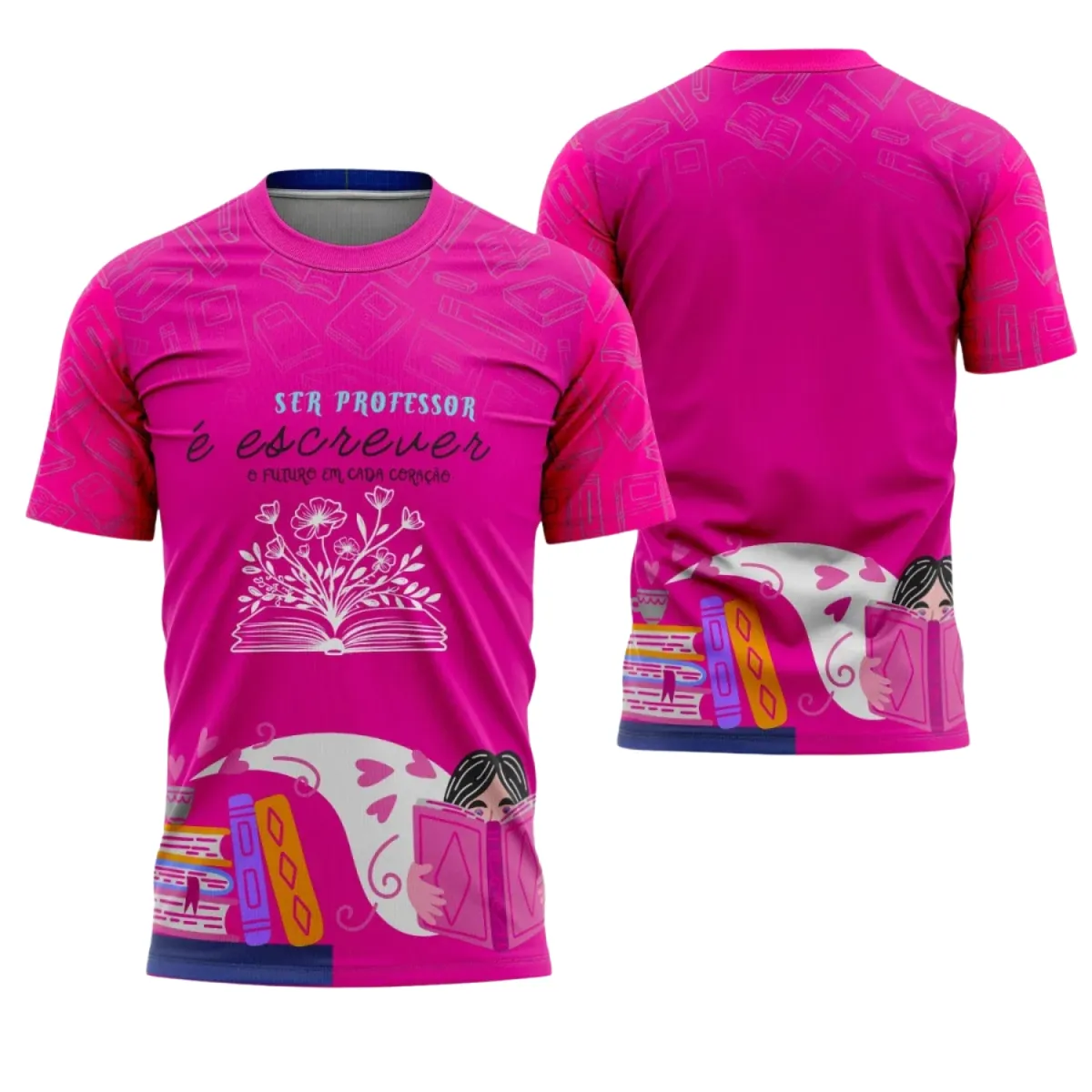 Uniforme e Camiseta de Educador Personalizado – Design Profissional Escolar