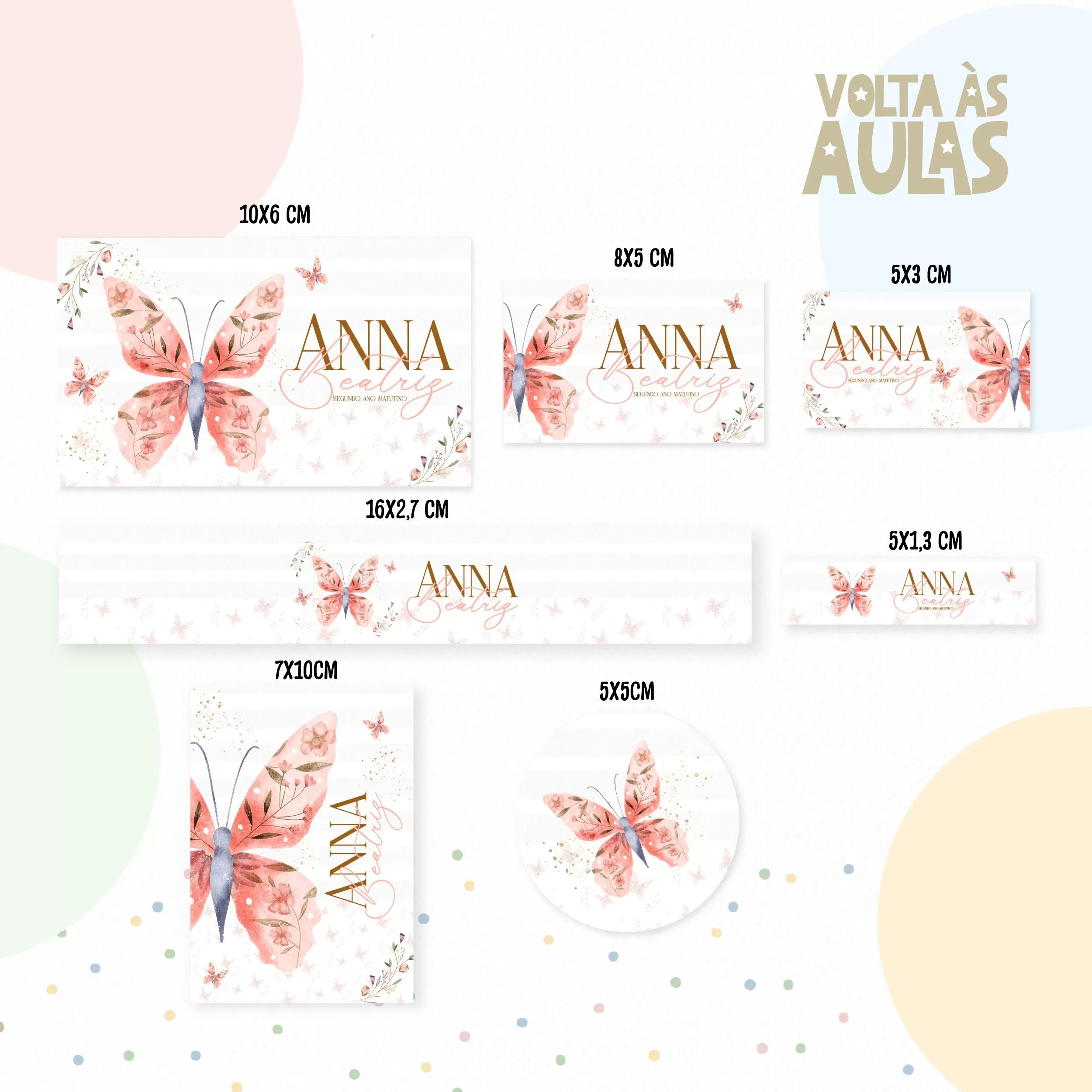 Volta às Aulas 2024 – ETIQUETAS Borboleta – Papel Amado Volta às Aulas 2024 – ETIQUETAS Borboleta – Papel Amado